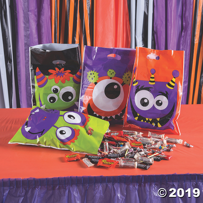 Monster Trick-or-Treat Bags (100 Piece(s))