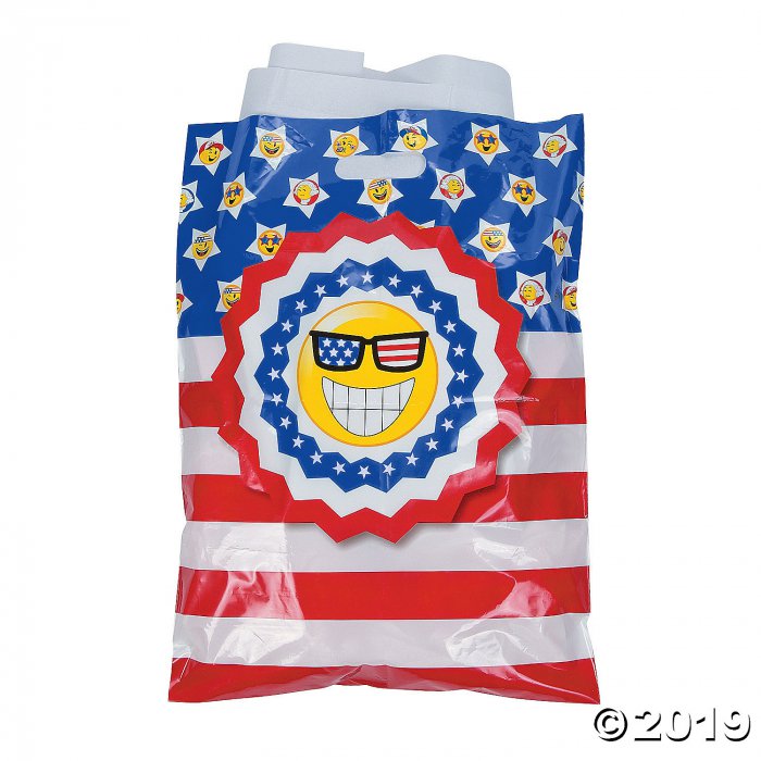 Patriotic Emoji Parade Goody Bags (50 Piece(s))