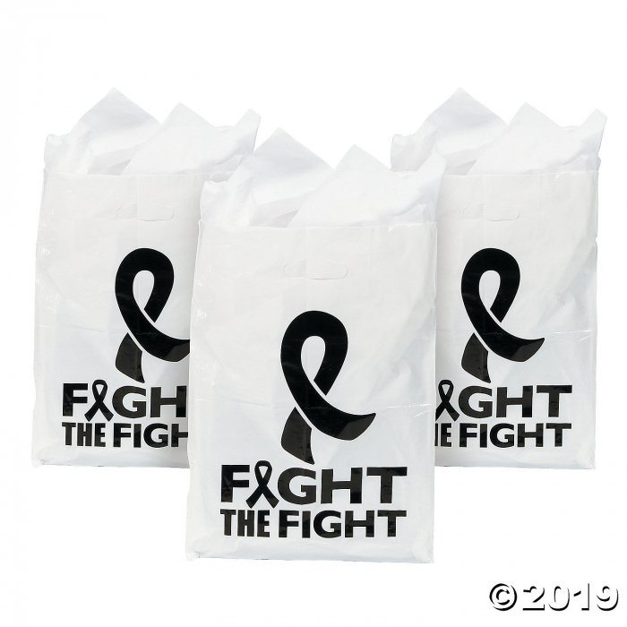 Black Awareness Ribbon Awareness Favor Bags (50 Piece(s))