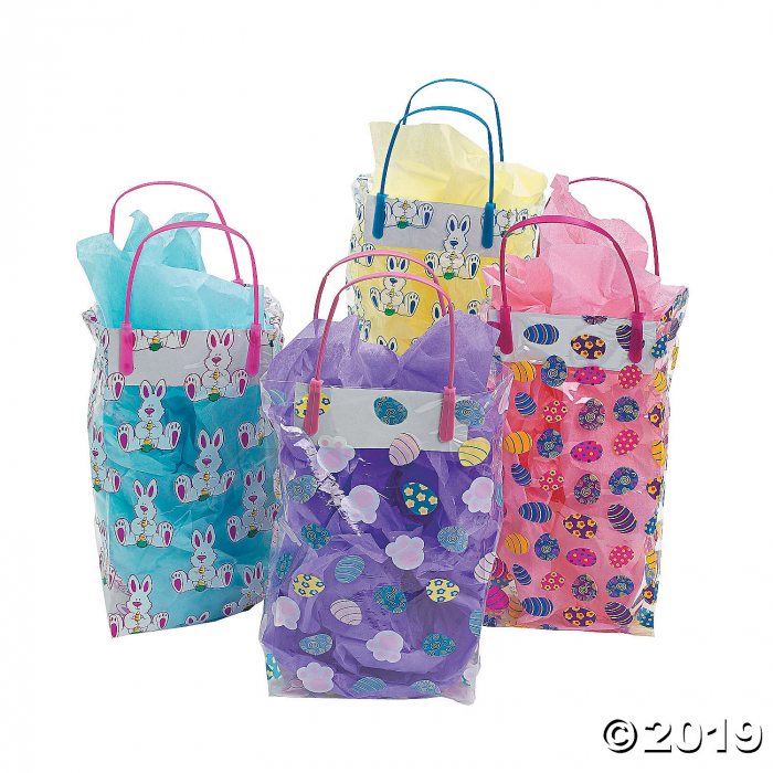 Colorful Pattern Easter Goody Bags (36 Piece(s))