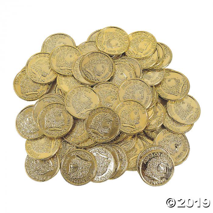 Shiny Gold Coins (144 Piece(s))