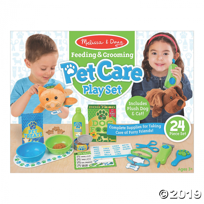 Melissa & Doug® Feeding & Grooming Pet Care Playset (1 Set(s))