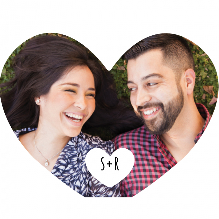 Heart-Shaped Playing Cards with Custom Photo Box (Per Dozen)