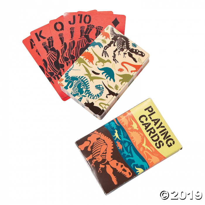 Dino Dig Playing Cards (Per Dozen) | GlowUniverse.com