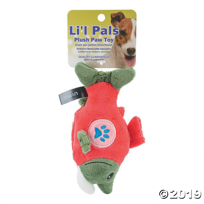 Li'l Pals Paw Plush Dog Toy - Salmon (1 Piece(s))