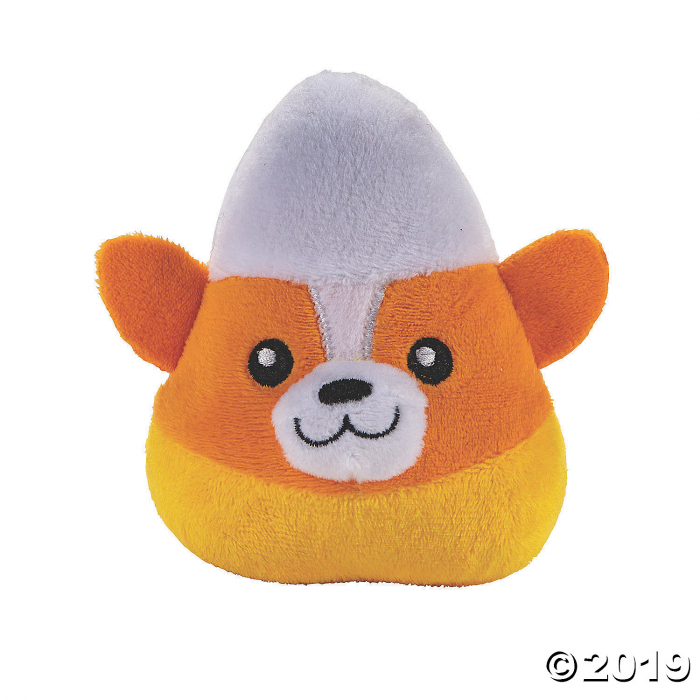 Halloween Candy Corn Plush Corgi (Per Dozen) Halloween Candy Corn Plush Corgi (Per Dozen)