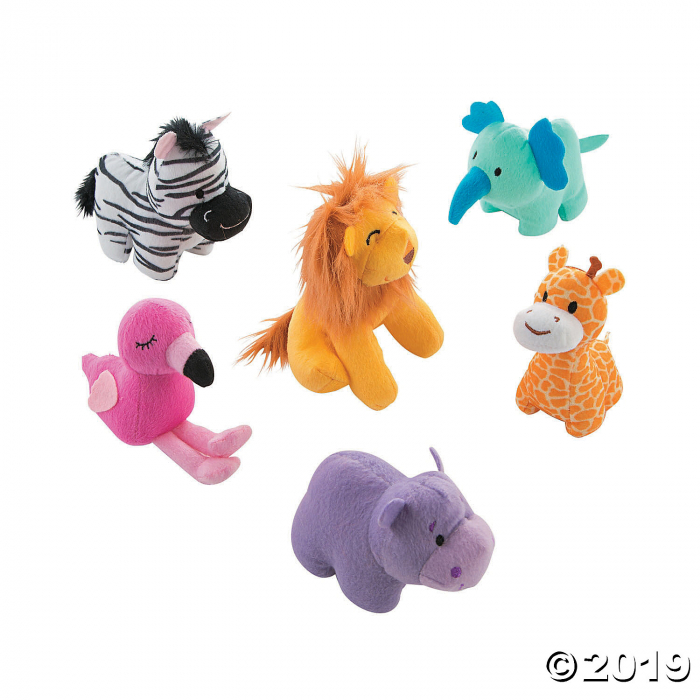 Stuffed Zoo Animals (Per Dozen)