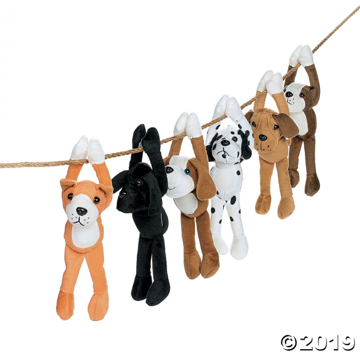 Long Arm Stuffed Dogs (Per Dozen)