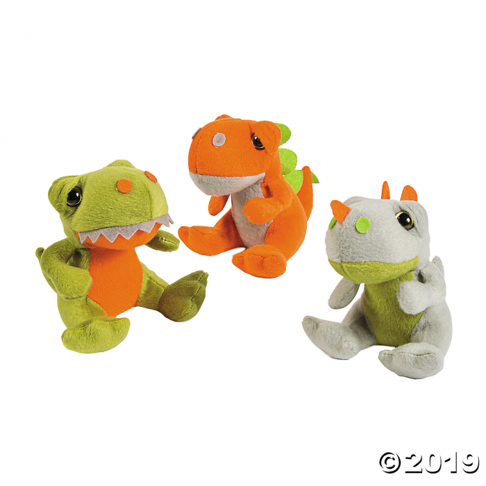 Stuffed Dinosaurs (Per Dozen) | GlowUniverse.com