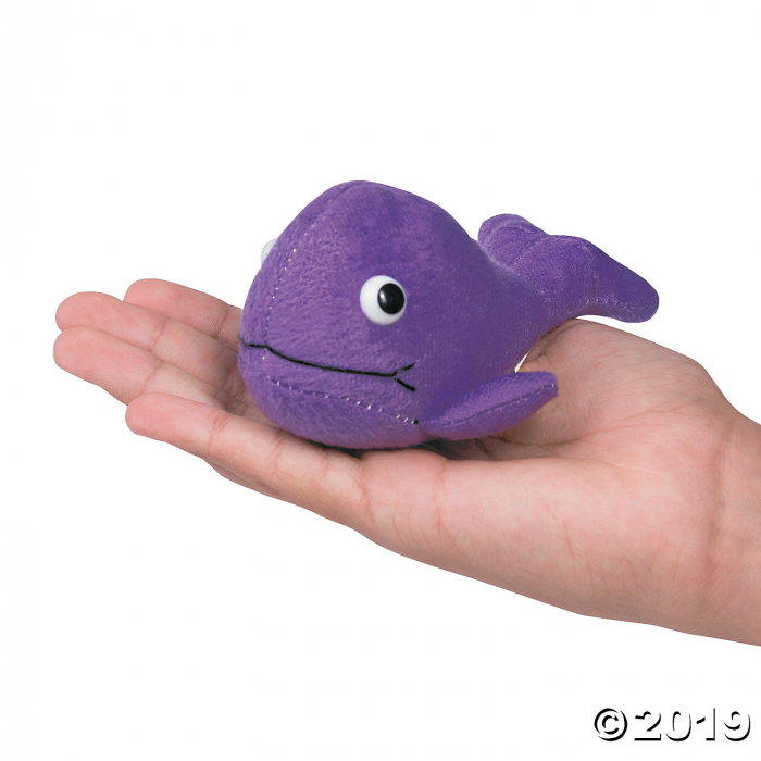 Bright Stuffed Whales (Per Dozen)