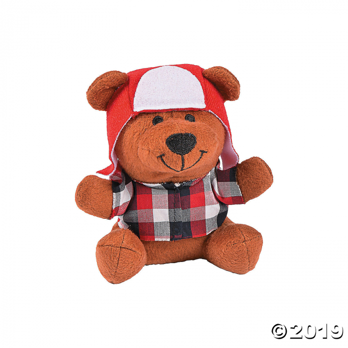 Lumberjack Stuffed Bears (Per Dozen)