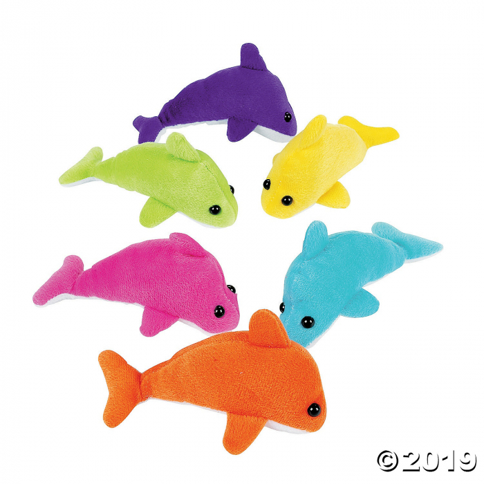 Mini Stuffed Dolphins (Per Dozen)