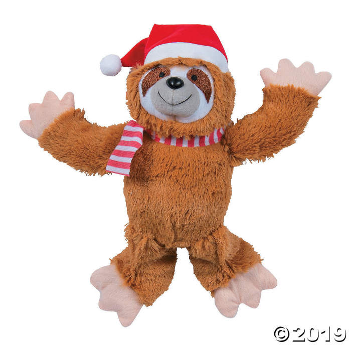 Christmas Stuffed Sloth (1 Piece(s))