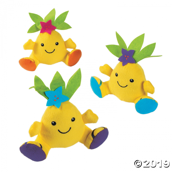 Plush Pineapple Characters (Per Dozen)