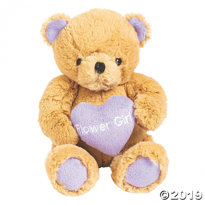 Flower Girl Stuffed Teddy Bear (1 Piece(s))