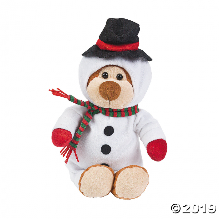 Snowman Stuffed Bear