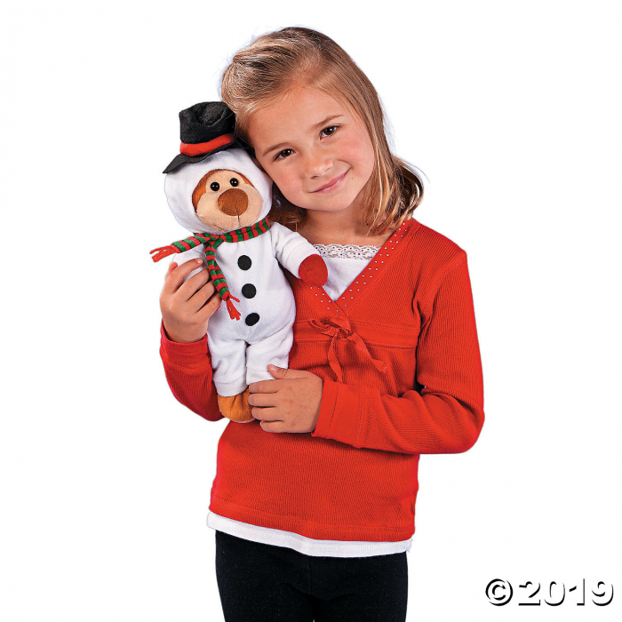 Snowman Stuffed Bear