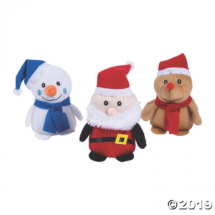 Holiday Stuffed Characters (Per Dozen)