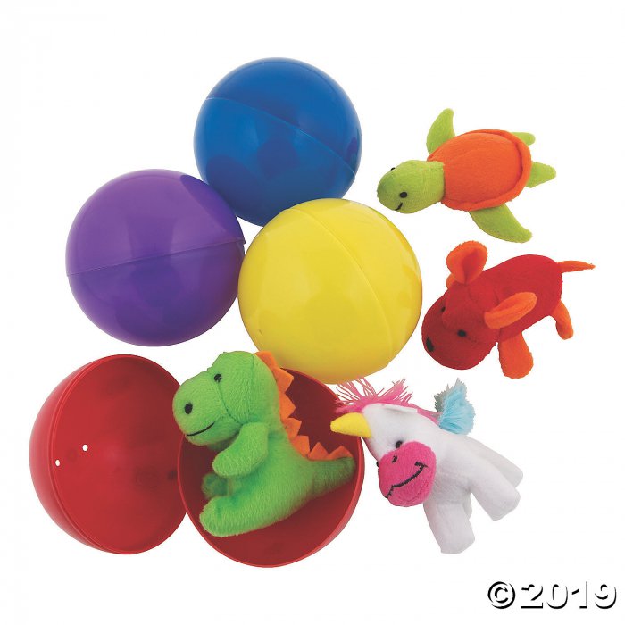 Mystery Balls with Stuffed Animals (Per Dozen)