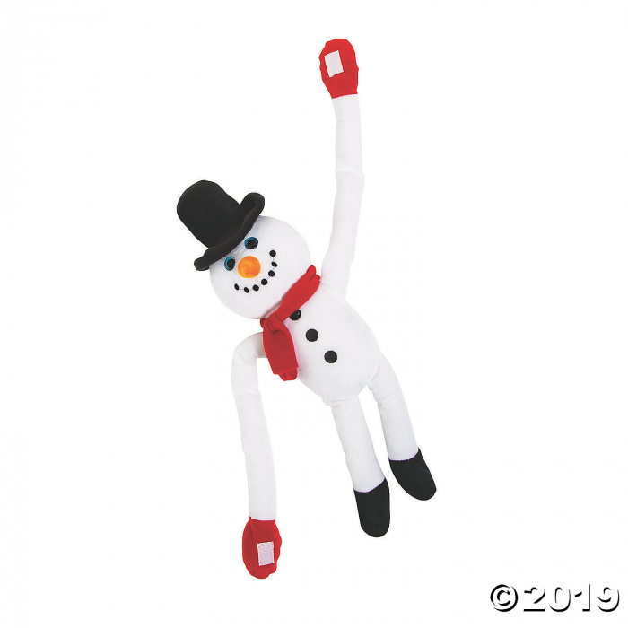 Large Long Arm Plush Snowman (1 Piece(s)) Large Long Arm Plush Snowman (1 Piece(s))
