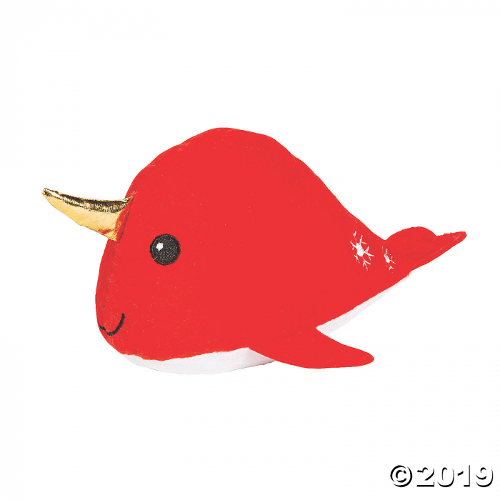 Christmas Stuffed Narwhal (1 Piece(s))