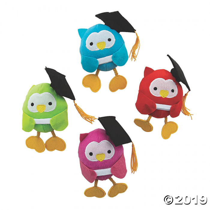 Graduation Stuffed Owls (Per Dozen)