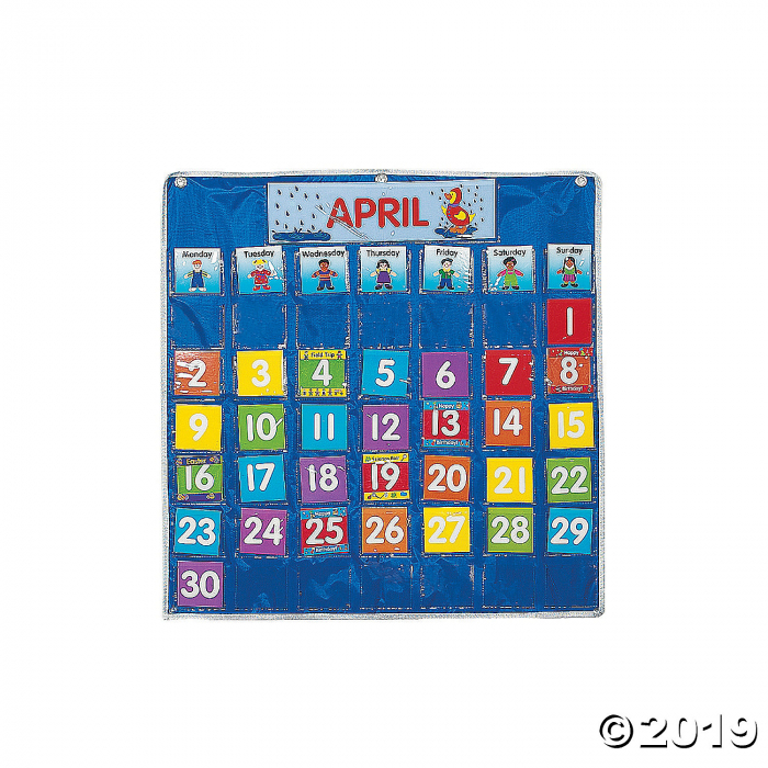 Classroom Calendar Pocket Chart (1 Set(s))