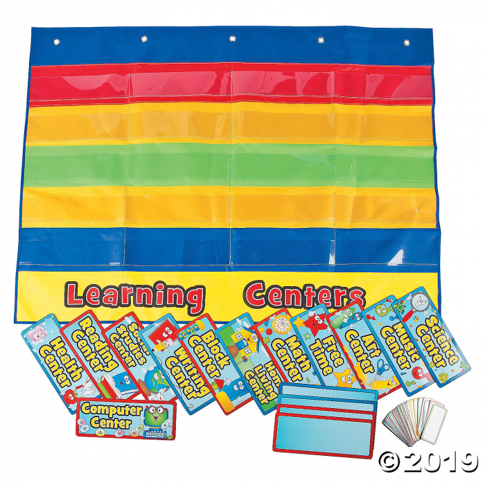 Classroom Centers Pocket Chart (1 Set(s))