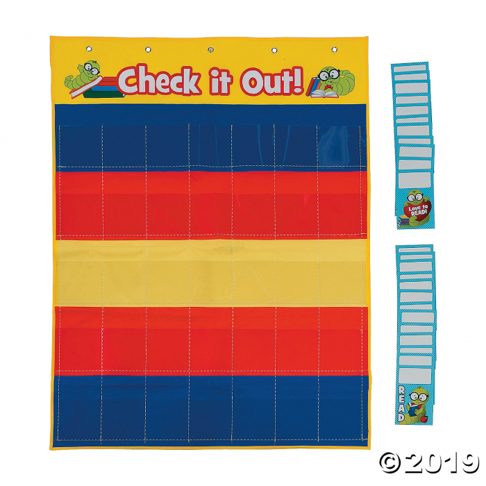 Library Checkout Pocket Chart (1 Set(s))