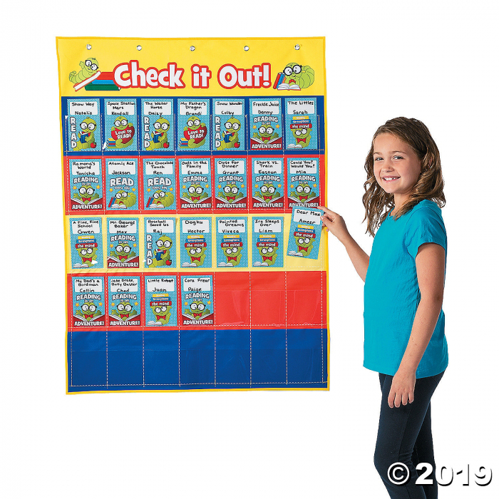 Library Checkout Pocket Chart (1 Set(s))