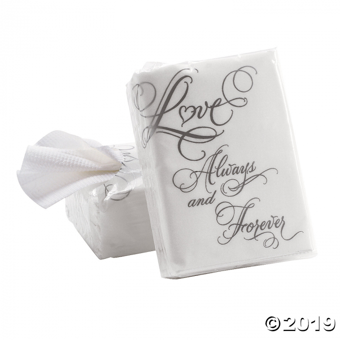 Love Wedding Facial Tissue Pocket Packs (1 Set(s))