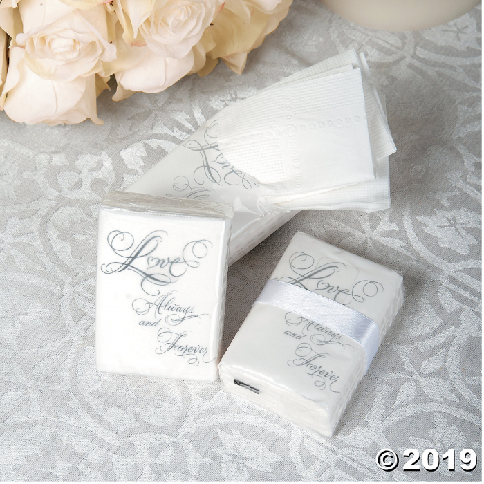 Love Wedding Facial Tissue Pocket Packs (1 Set(s))