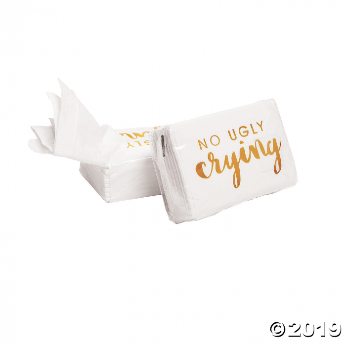 No Ugly Crying Tissue Favor Packs (10 Piece(s))