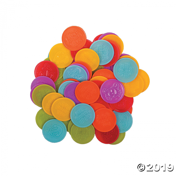 Jesus Treasures You Trading Coins (144 Piece(s)) Jesus Treasures You Trading Coins (144 Piece(s))