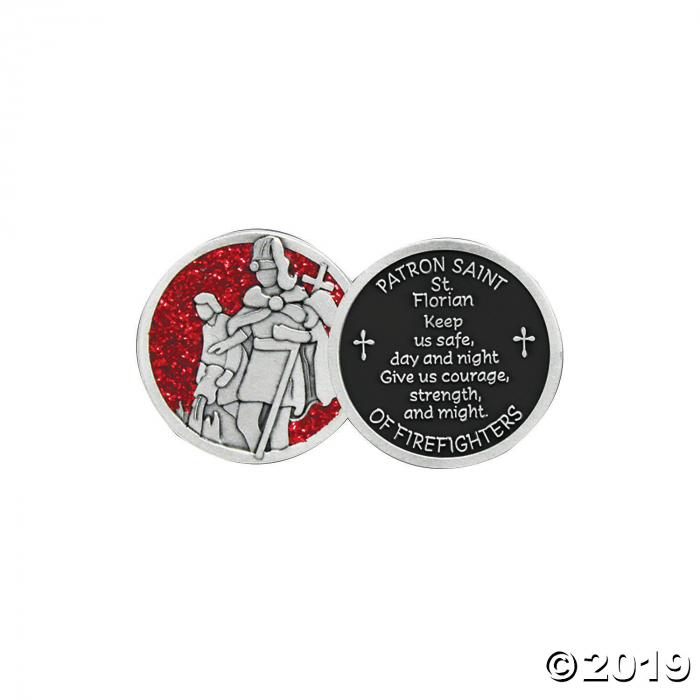 Saint Florian Firefighter Pocket Token (1 Piece(s))