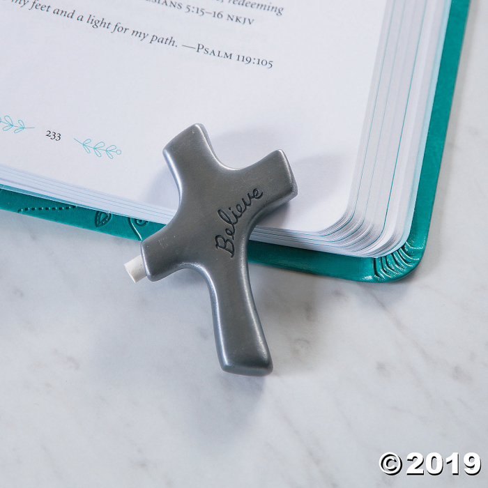 Believe Palm Cross with Scroll (1 Piece(s))