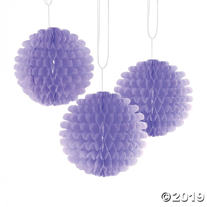 Lilac Flutterball Tissue Décor (1 Set(s))