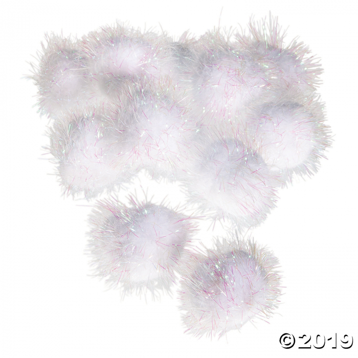 Snowball Pom-Poms (Per Dozen)