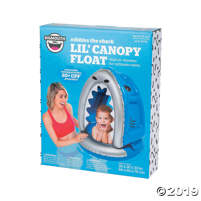 Inflatable BigMouth® Shark Lil' Canopy Float (1 Piece(s))