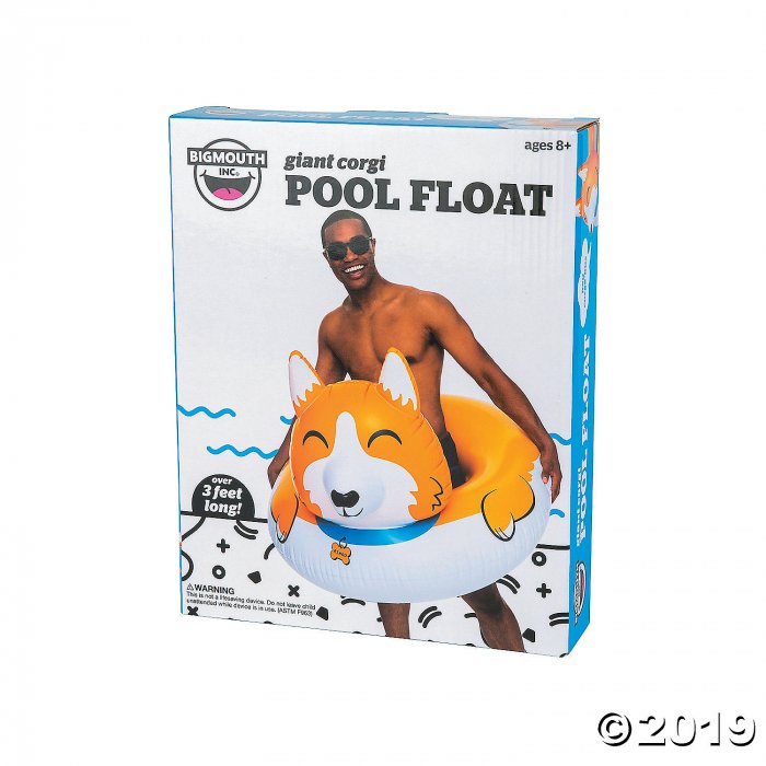 Inflatable BigMouth® Giant Corgi Pool Float (1 Piece(s))