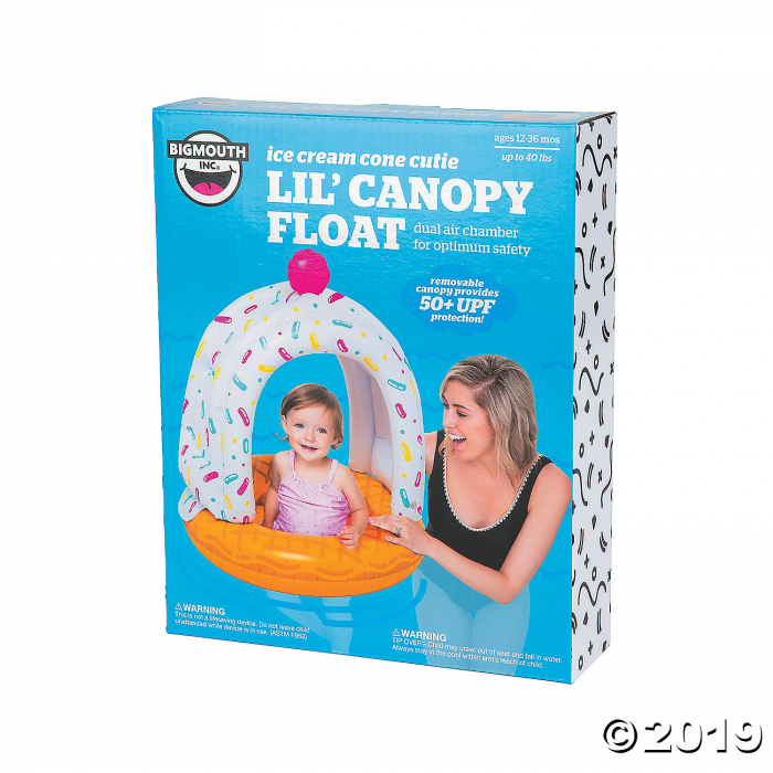 Inflatable BigMouth® Ice Cream Lil' Canopy Float (1 Piece(s))