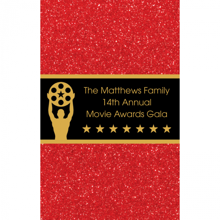 Personalized Movie Night Mini Popcorn Bags (Per Dozen)