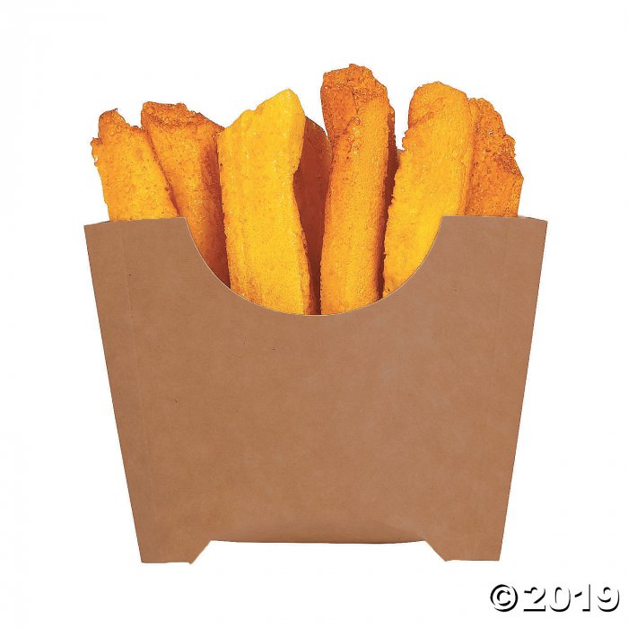 Kraft Paper French Fries Boxes (Per Dozen)