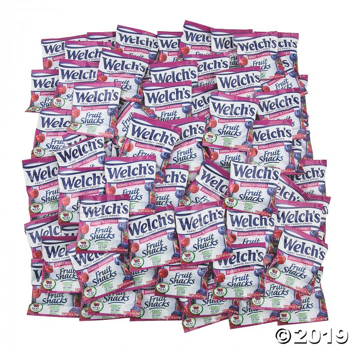 Bulk Welch's® Fruit Snacks Berries & Cherries Gummy Candy Packs (250 Piece(s))