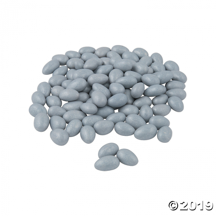 Silver Metallic Jordan Almonds (113 Piece(s))
