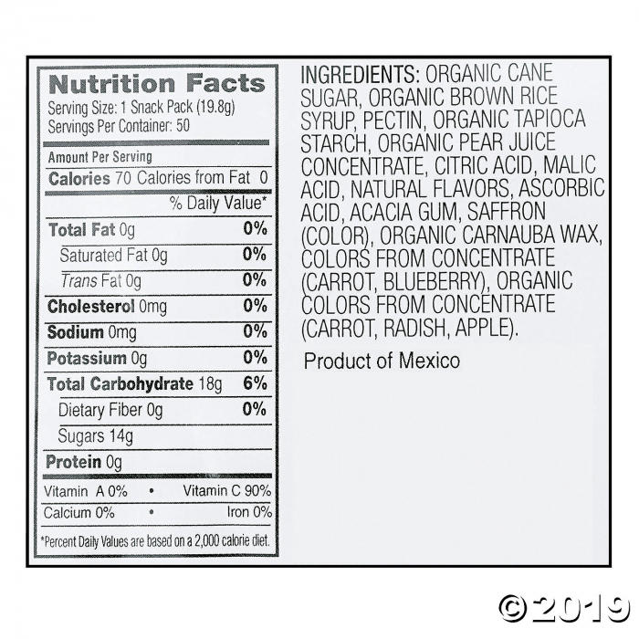 Yum Earth® Organic Fruit Sour Beans (50 Piece(s))