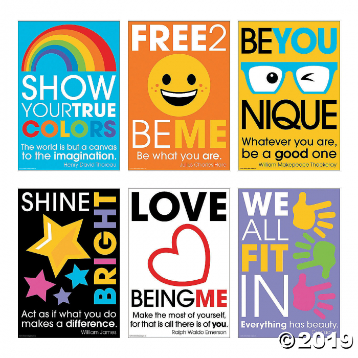 Be You Motivational Poster Set (1 Unit(s))