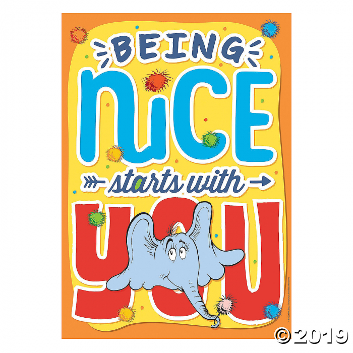 Dr. Seuss Horton Hears a Who Being Nice Poster (1 Piece(s)) Dr. Seuss Horton Hears a Who Being Nice Poster (1 Piece(s))
