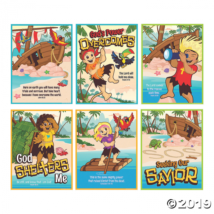 Island VBS Poster Set (6 Piece(s))