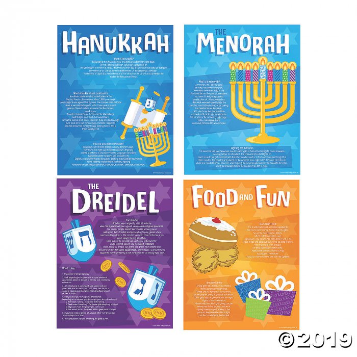 Hanukkah Poster Set (4 Piece(s))